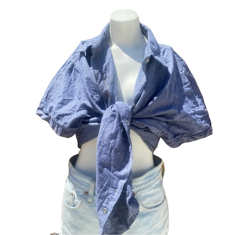 Denim Short Sleeve Shirt